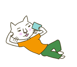 Mimi the cat sticker #4572746