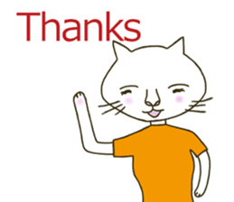 Mimi the cat sticker #4572750