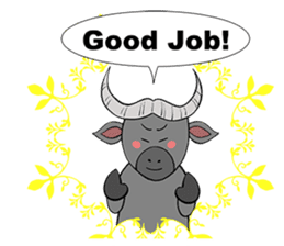 Relax Buffalo sticker #4572759