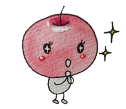 Feeling of apple sticker #4573678