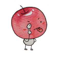 Feeling of apple sticker #4573700