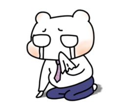 Nice tie bear sticker #4574158