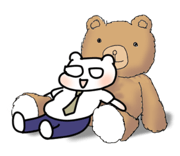 Nice tie bear sticker #4574163
