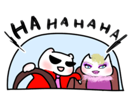 Nice tie bear sticker #4574167