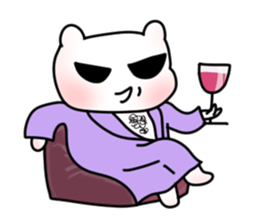 Nice tie bear sticker #4574170