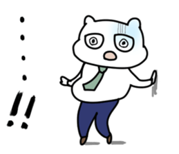 Nice tie bear sticker #4574178