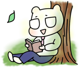 Nice tie bear sticker #4574189