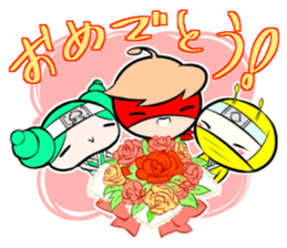 sanbikitekinamonogakiru sticker #4574428