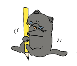 Exotic shorthair cats sticker #4574469