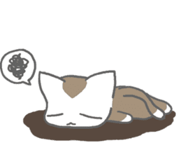 Cute Brown Cat Sticker sticker #4574845