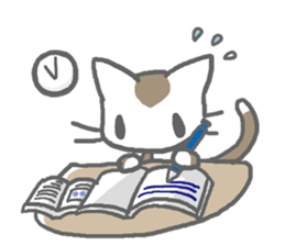 Cute Brown Cat Sticker sticker #4574861