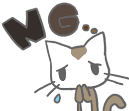 Cute Brown Cat Sticker sticker #4574867