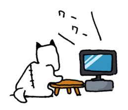 KIZUINU  by lefthandkemkem sticker #4575022