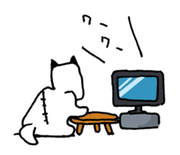 KIZUINU by lefthandkemkem sticker #4575022