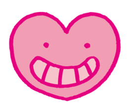 Kawaii heart sticker #4575395