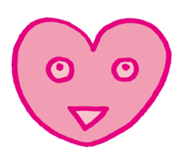 Kawaii heart sticker #4575397