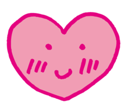 Kawaii heart sticker #4575400
