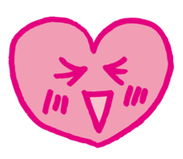 Kawaii heart sticker #4575401
