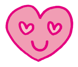 Kawaii heart sticker #4575402