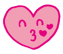 Kawaii heart sticker #4575403