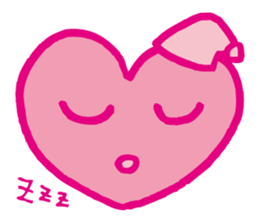 Kawaii heart sticker #4575405