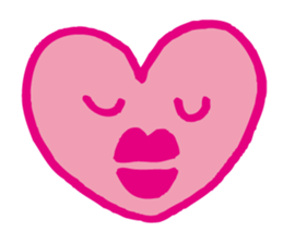 Kawaii heart sticker #4575407