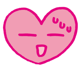Kawaii heart sticker #4575410