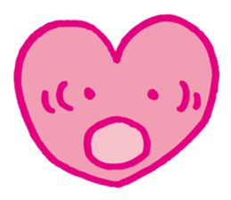 Kawaii heart sticker #4575411
