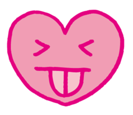 Kawaii heart sticker #4575413