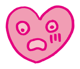 Kawaii heart sticker #4575414