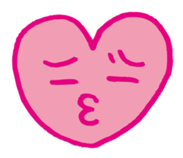 Kawaii heart sticker #4575415