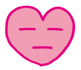 Kawaii heart sticker #4575417