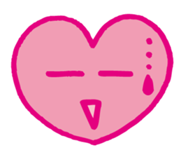 Kawaii heart sticker #4575418