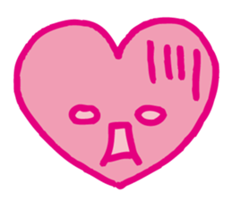 Kawaii heart sticker #4575419