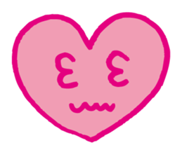 Kawaii heart sticker #4575420