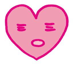 Kawaii heart sticker #4575421
