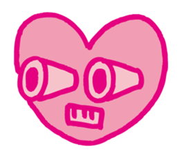 Kawaii heart sticker #4575423