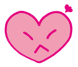 Kawaii heart sticker #4575425