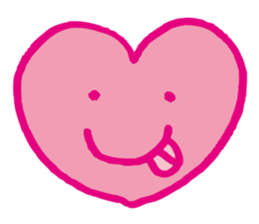 Kawaii heart sticker #4575427