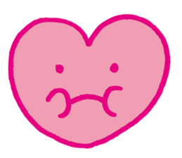 Kawaii heart sticker #4575428