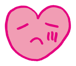 Kawaii heart sticker #4575430