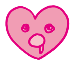 Kawaii heart sticker #4575431
