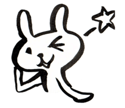 85% dull rabbit sticker #4576201