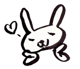 85% dull rabbit sticker #4576208