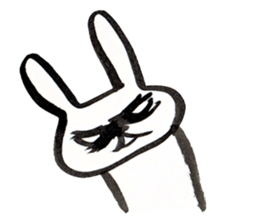 85% dull rabbit sticker #4576224