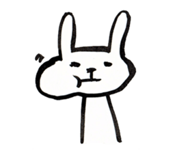 85% dull rabbit sticker #4576225