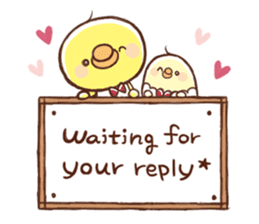 Message of Dolliy&Chappy (English.ver) sticker #4576344