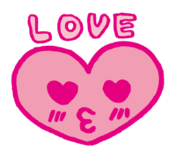 Kawaii heart2 sticker #4576595