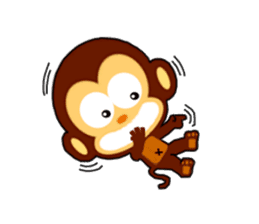 lovely monkey(2)~for english sticker #4576984