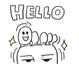 AsB - Feet Face sticker #4577396